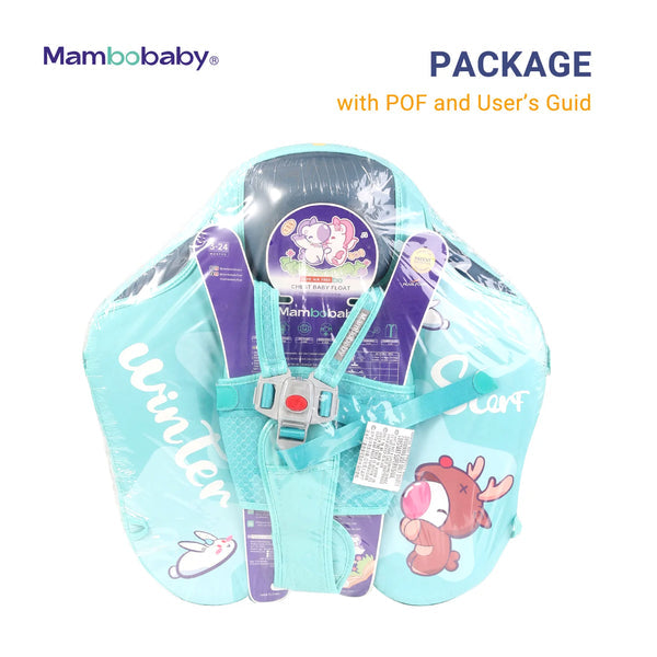 Mambobaby KuKuKiKi Baby Float with Canopy & Tail – Non-Inflatable Pool Float, 3–24 Months (6–18 kg)