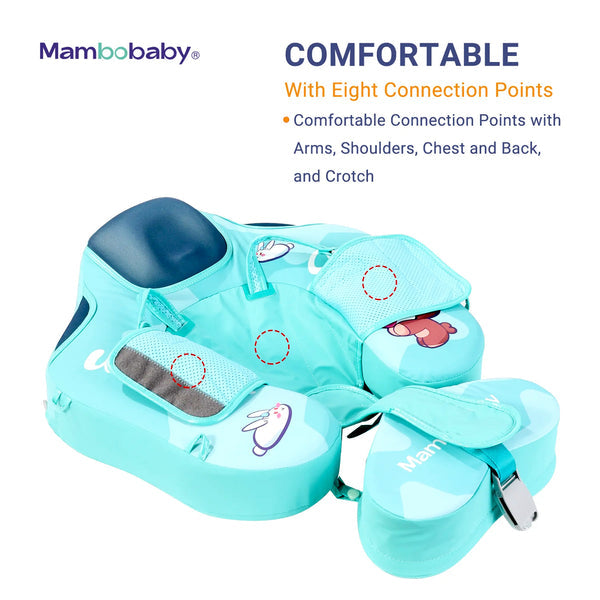 Mambobaby KuKuKiKi Baby Float with Canopy & Tail – Non-Inflatable Pool Float, 3–24 Months (6–18 kg)