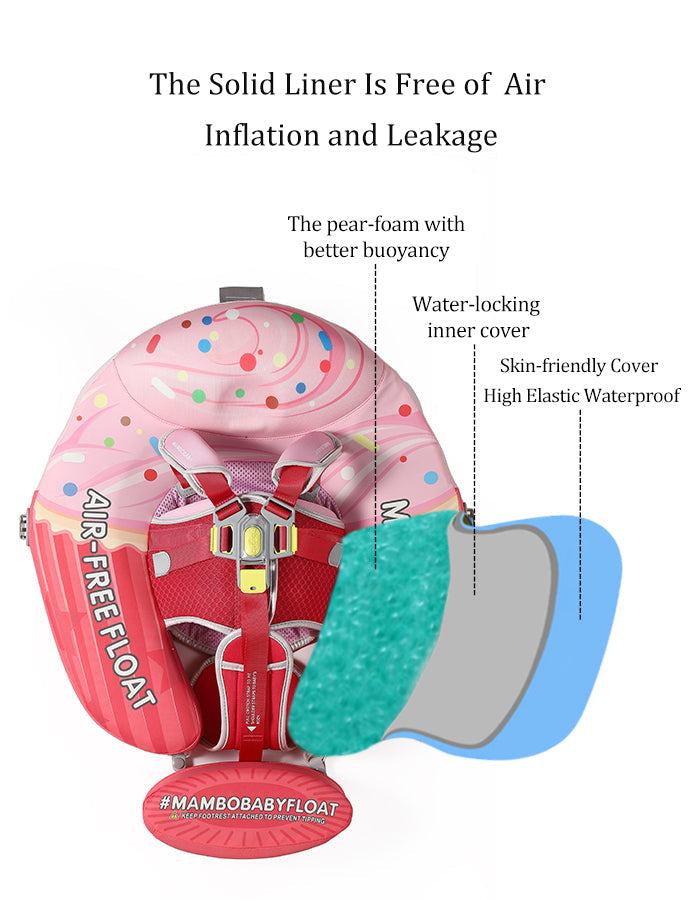 Mambobaby™ Vanille Cupcake | Air-Free Baby Float | 3-24 Months
