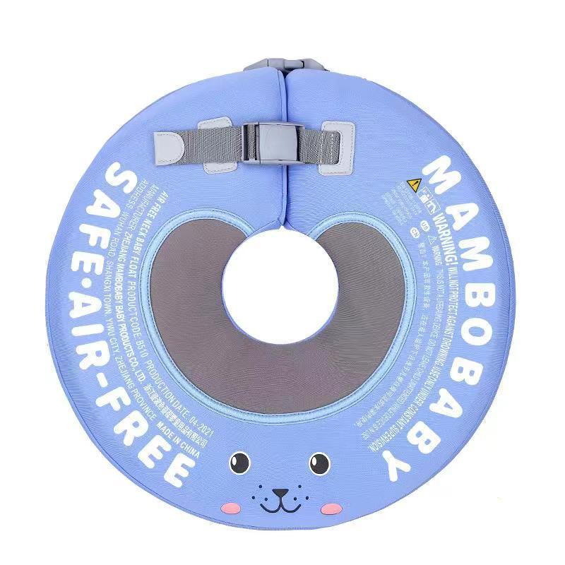 Mambobaby Boats Baby Neck Float – Non-Inflatable Neck Ring for Bath & Pool, 0–12 Months (up to 12 kg)