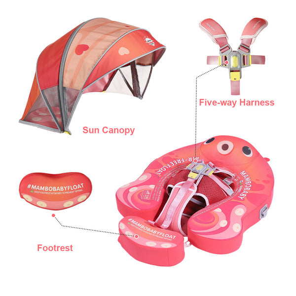 Mambobaby™ Octopus | Air-Free Baby Float | 3-24 Months