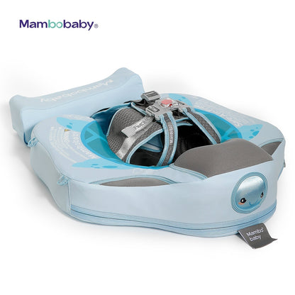 Mambobaby Turtle Baby Float with Canopy & Tail – Non-Inflatable Pool Float, 3–24 Months (6–18 kg)