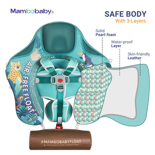 Mambobaby™ Tropical Rain Forest | Air-Free Baby Float | 3-24 Months