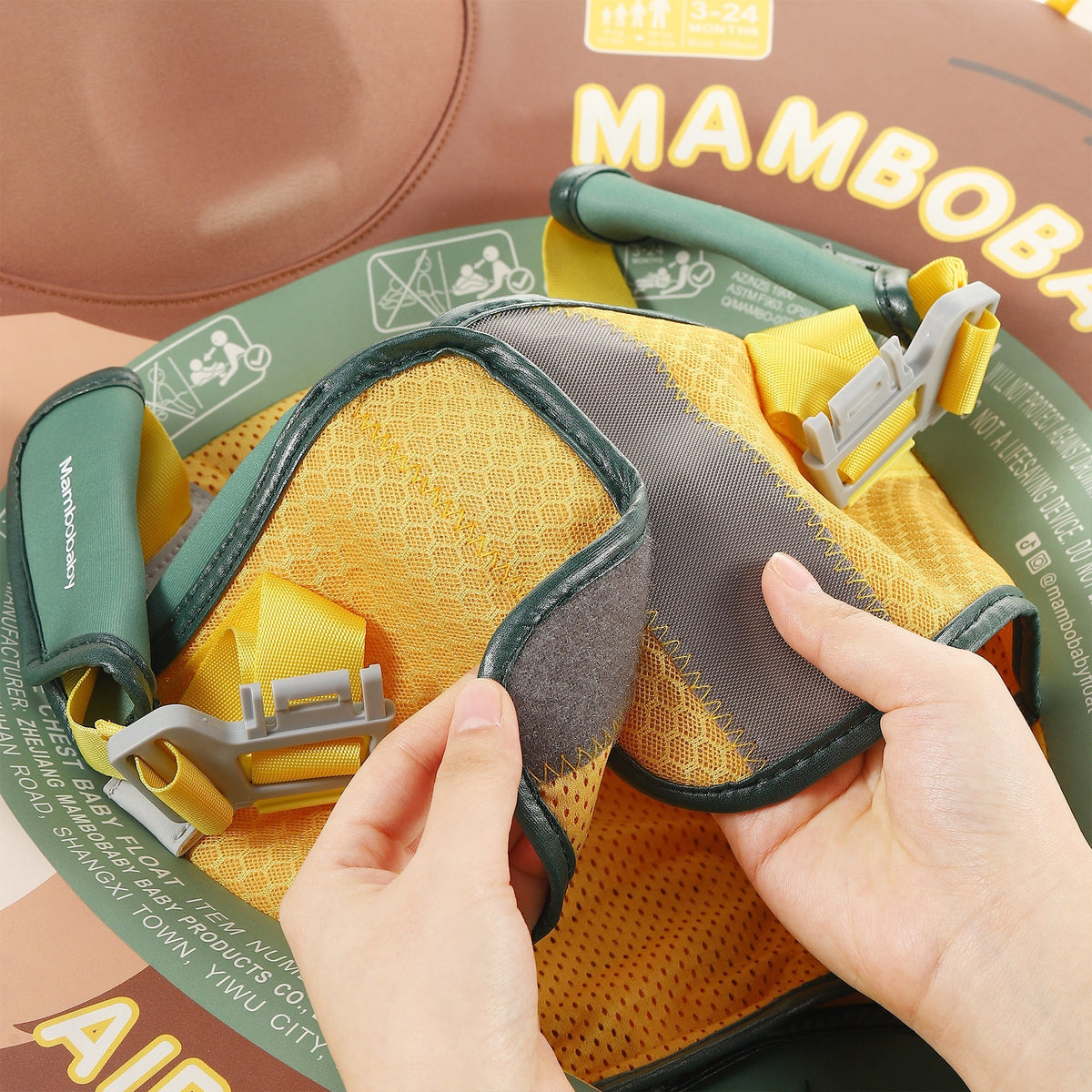 Mambobaby Float, Best baby Swimming Float with Caniopy, Best Toddler Pool Float