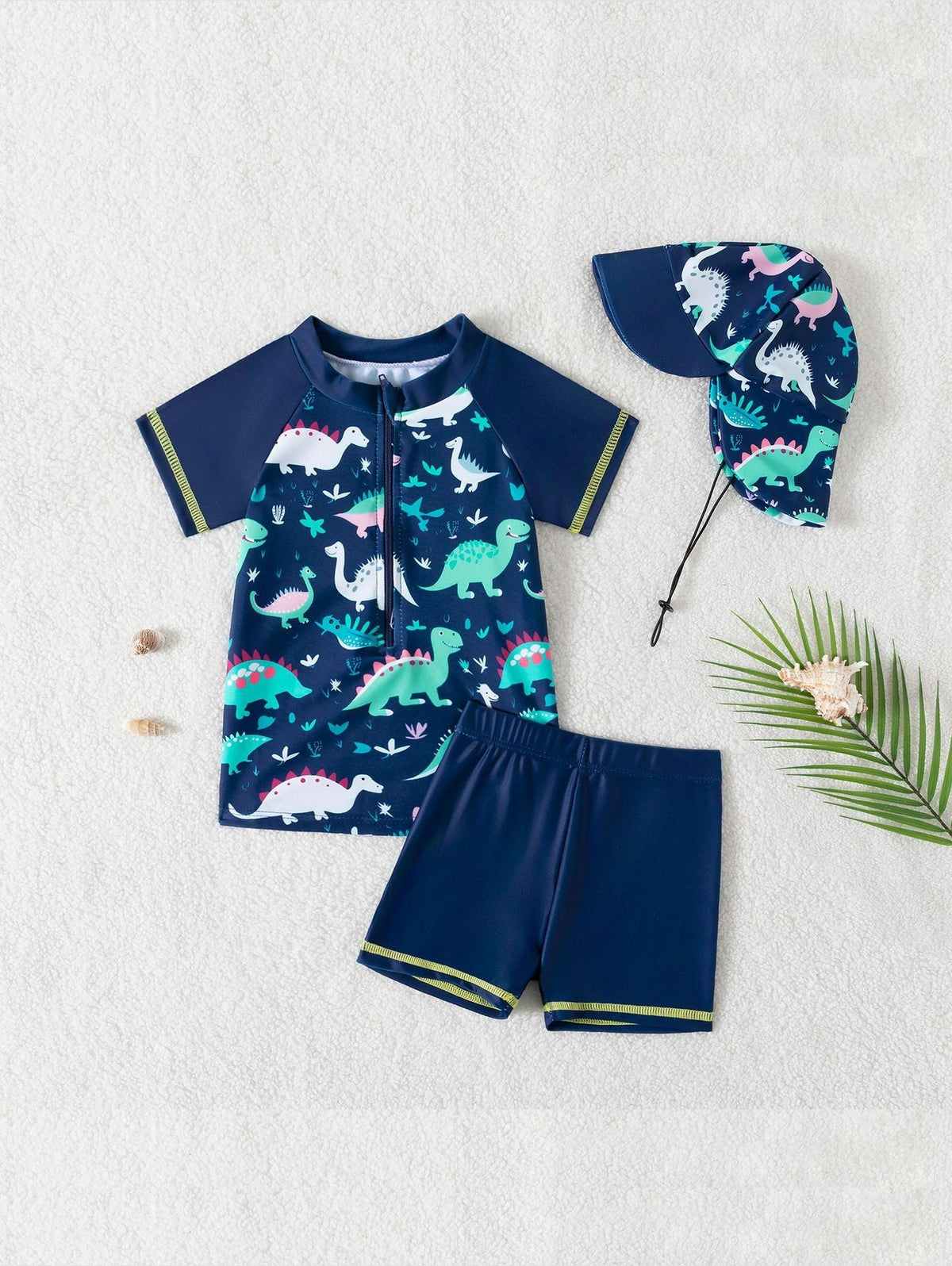 Mambobaby UV Swim Set – 3-Piece Swimwear with Sun Hat, 6 Months–4 Years