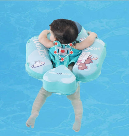Mambobaby KuKuKiKi Baby Float with Canopy & Tail – Non-Inflatable Pool Float, 3–24 Months (6–18 kg)