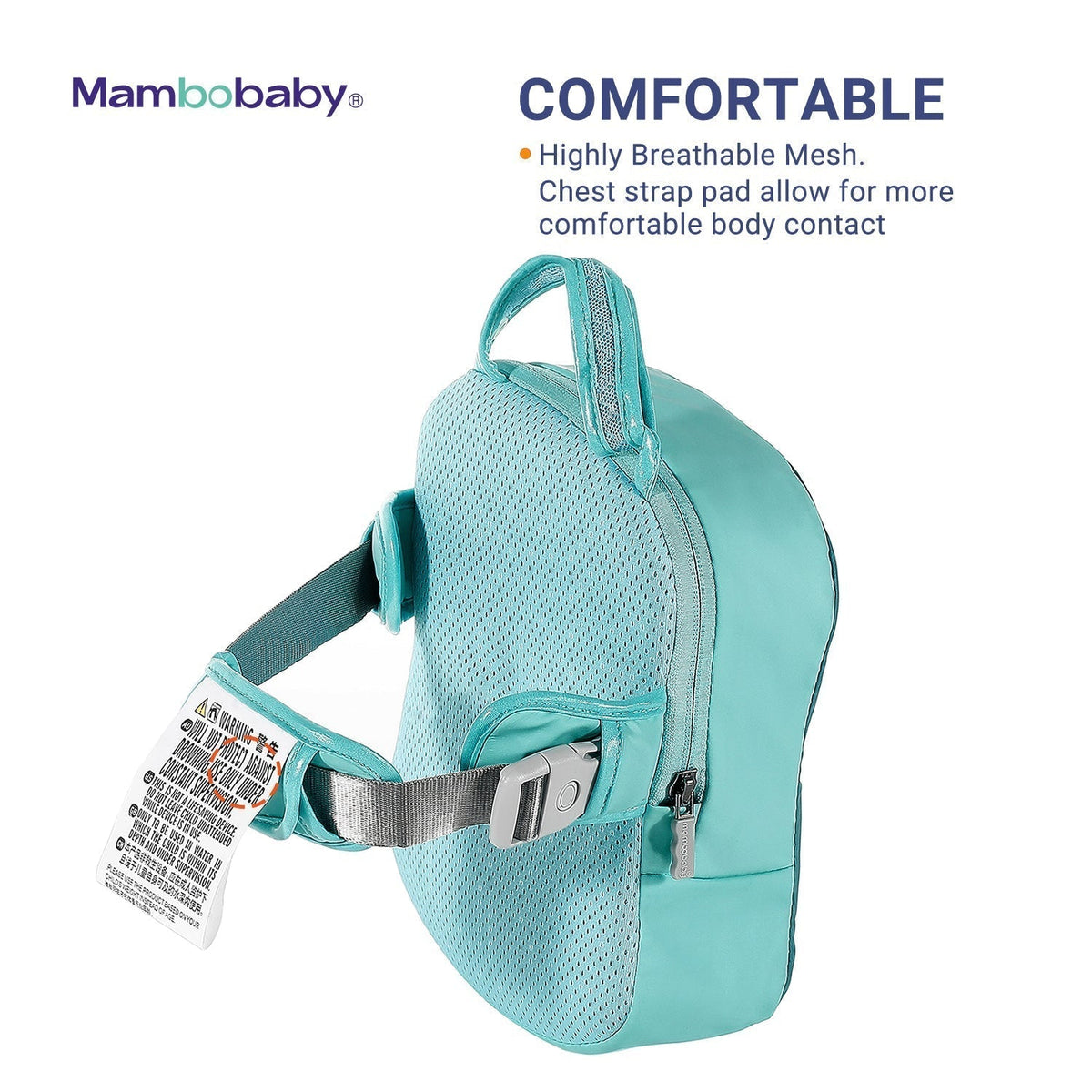 Showing the connection system for ultimate stability and comfort in the water.