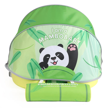 The Mambobaby™ Panda Float equipped with a high-density UPF 50+ canopy for maximum UV protection for infants.